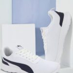 Puma Plush Comfort Running Shoes For Men(White , 8)