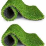 Greengrass Artificial Grass, Pp (Polypropylene), Pvc (Polyvinyl Chloride) Door Mat(Green, Pack Of 2, Extra Large)