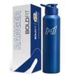 Boldfit Mumbai Indians (Mi) Official Merchandise Stainless Steel Water Bottle 1 Litre Steel Bottles For School, Office, Home, Gym 1 Litre Water Bottle Leakproof, Rust Free Steel Bottle-1000 Ml Blue