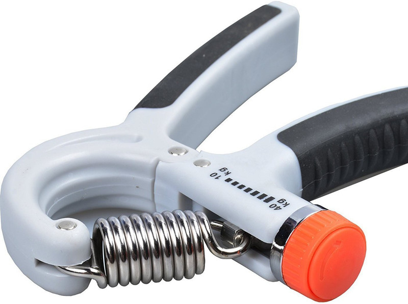 Leosportz Adjustable 10-40 Kg Squeezer Fitness Grip Hand Grip/Fitness Grip(Grey)
