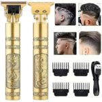 Funkish Trimmer For Beard, Mustache, Haircut, Head And Body Hair Shaver For Men Fully Waterproof Trimmer 60 Min  Runtime 4 Length Settings(Gold)