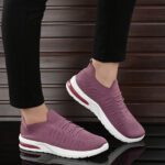 Layasa Women’S Mesh Sports Shoes Walking Running Shoes For Women(Pink , 5)