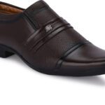 Katenia Brown Office Wear & Party Wear Semi Formal Shoes Slip On For Men(Brown , 9)