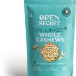 Open Secret Premium Whole Kaju – High Protein Dry Fruit, Fasting Vrat Special Cashews(1 X 1 Kg)