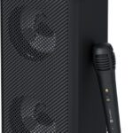 Portronics Rumble 25W Portable Bluetooth Speaker,Wired Karaoke Mic,5 Hrs Playtime,Bt V5.3 25 W Bluetooth Speaker(Black, Stereo Channel)