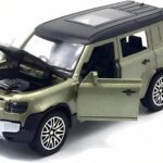Zunbella Land Rover Defender 1:36 Diecast Model With Openable Doors And Bonnet For Kids(Green, Pack Of: 1)