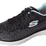 Skechers Womens Summits – 896224Id Black/Aqua Casual Shoe – 6 Uk (9 Us) (896224Id-Bkaq)