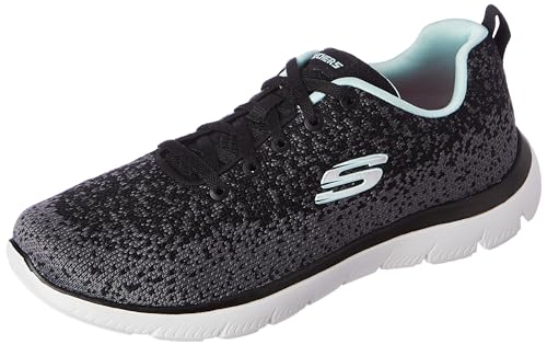 Skechers Womens Summits – 896224Id Black/Aqua Casual Shoe – 6 Uk (9 Us) (896224Id-Bkaq)