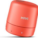 Mivi Play 12Hrs Playback, Bass Boosted,Tws Feature, Ipx4 5 W Portable Bluetooth Speaker(Orange, Mono Channel)