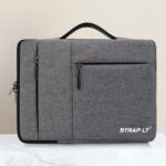 Straplt 15-16 Inch Laptop Sleeve Bag Case Briefcase For Notebook Computer Ultrabook Macbook Air/Pro Waterproof Protective Tables Case Laptop Sleeve Case Portable Handle Laptop Bag,Dark Gray Waterproof Laptop Sleeve/Cover(Grey, 16 Inch)