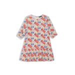 Allen Solly Girls White Print Regular Fit Casual Dress