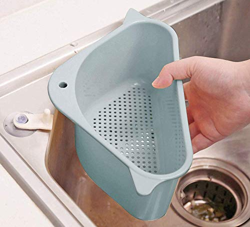 K Gor Sink Basket Sink Drains Sink Corner Sink Plastic Box Multipurpose Kitchen Corner Sink Strainer Basket Dish Organizer Tray Strainer