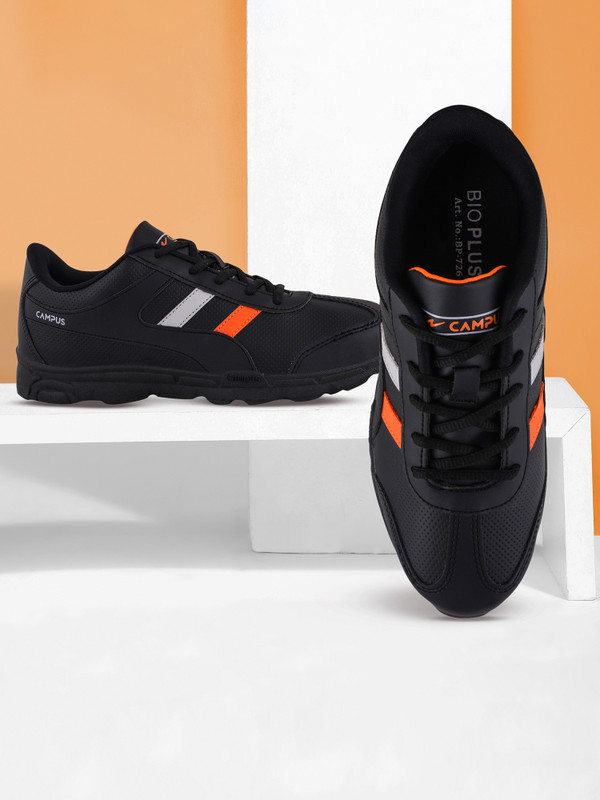 Campus Bp-726 Walking Shoes For Men(Black , 7)