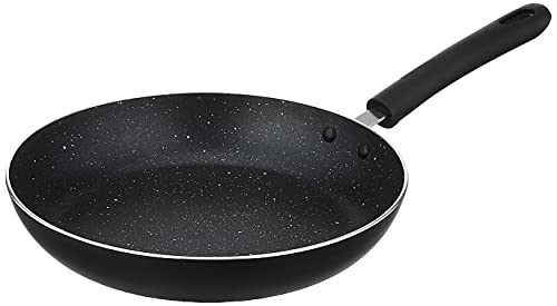 Amazon Brand Solimo – Nonstick Fry Pan 24 Cm, With Granite Finish, 2.8 Mm Thick -Induction Base
