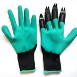 Krushika Enterprise Garden Claw Gloves With Abs Fingertips For Digging & Planting – Heavy Duty Washable Gloves For Gardening, Yard Work, Farming & Outdoor Tasks – Free Size