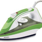 Agaro Edge+ Steam Iron 1600W With Non-Stick Sole Plate, Variable Steam Control & Spray/Steam/Dry Function 1600 W Steam Iron(Green)