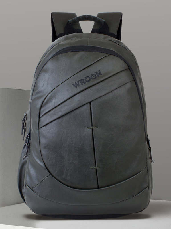 Wrogn Arc Bag Unisex With Rain Cover (Olive) 35 L Laptop Backpack(Green)