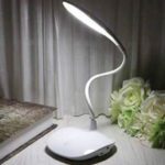 Chhokra Rechargeable Touch Control On Off Student Study For Children Eye Protection Table Lamp(35 Cm, White, Pink, Blue)