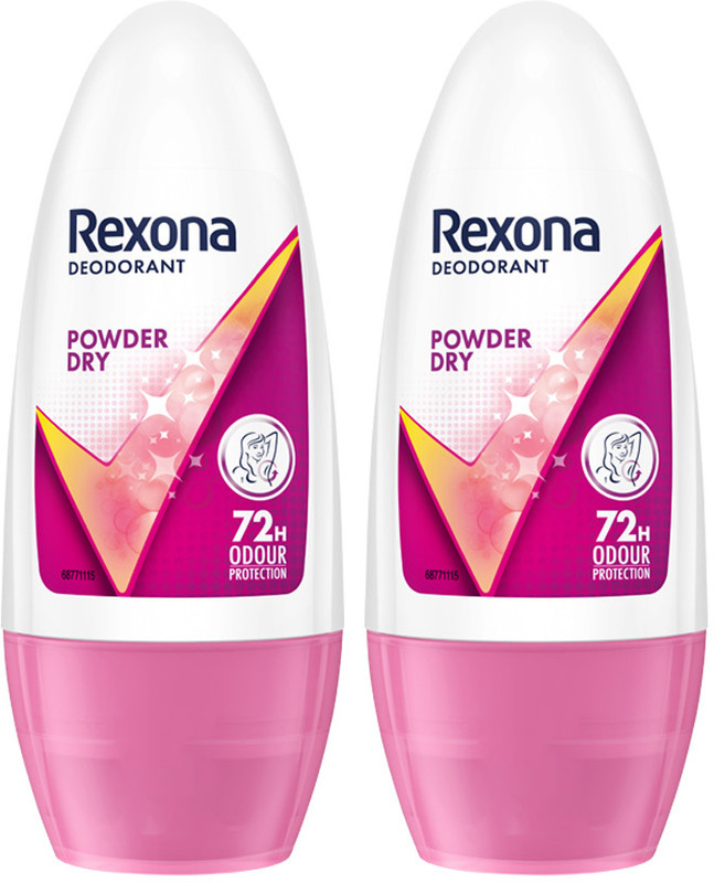 Rexona Powder Dry Underarm Roll On Deodorant Deodorant Roll-On – For Women(100 Ml, Pack Of 2)