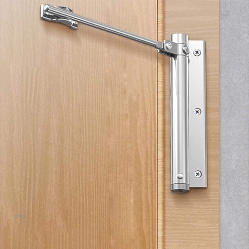 Automatic Door Closer – Heavy Duty Spring-Loaded Adjustable Door Closer With Allen Key & Screws | Self-Closing For Home, Office & Screen Doors