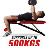 Slovic Fitness Bench For Home Gym | 7 Adjustable Positions | Full Body Workout Multipurpose Fitness Bench