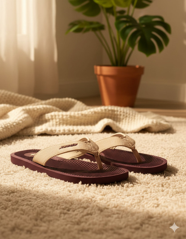 Sparx Men Slippers(Brown, Brown , 6)