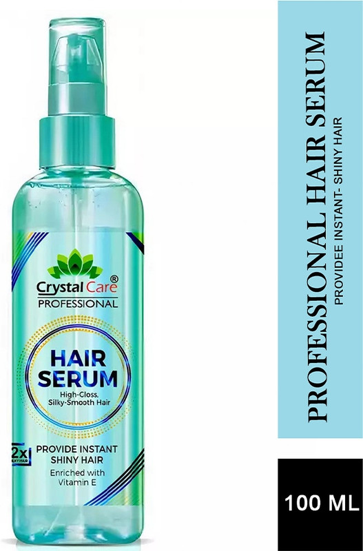 Crystal Care Hair Serum For Stunning, Shiny Hair Enriched With Vitamin E(100 Ml)