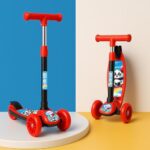 Koxtons Kick Scooter For 2+ Year Kids With Adjustable Height – Foldable – Skate For Kids With Pvc Wheel – Max User Weight-50 Kg, Red & Black, 6 Months Manufacturer’S Warranty