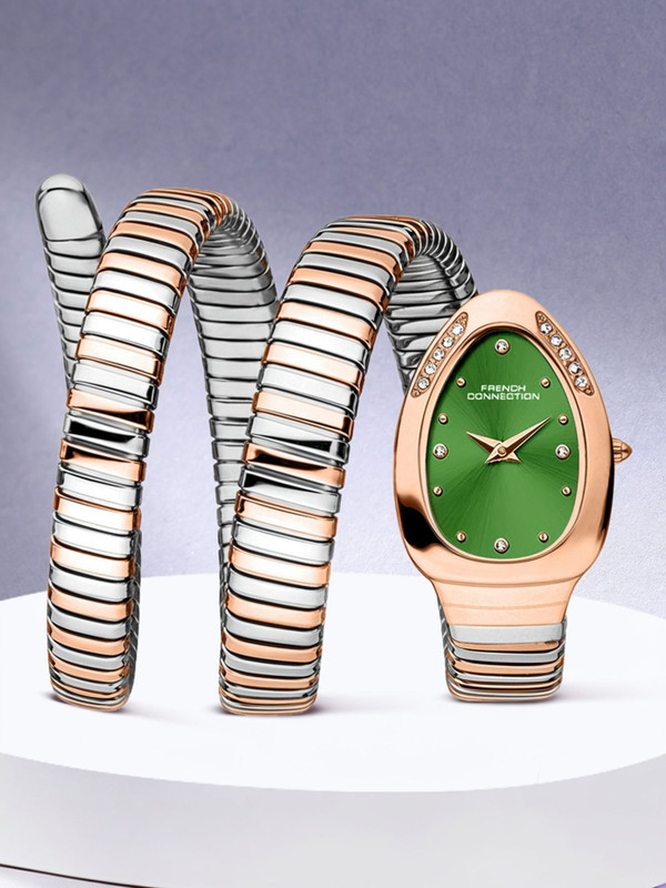 French Connection The Mystic Curve The Mystic Curve Analog Watch  – For Women