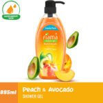 Fiama Peach & Avocado Body Wash Shower Gel, Moisturized Skin & Radiant Glow(895 Ml)