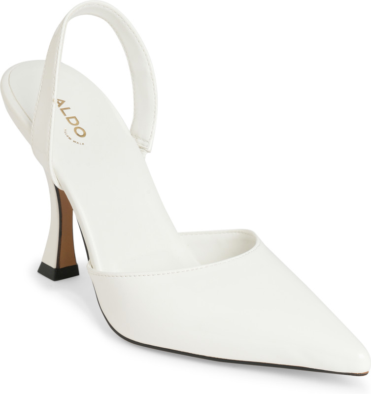 Aldo Zuella Women’S White Pumps Slip On For Women(White , 7)