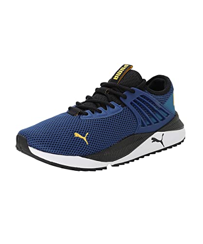 Puma Unisex-Adult Pacer Future Classic Pop Blazing Blue-Puma Black-Tangerine Sneaker – 6 Uk (38771001)