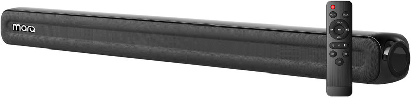Marq By Flipkart Thunder 100, 100 Watts, 2.0 Channel, Immersive Cinematic Experience, Eq Modes 100 W Bluetooth Soundbar(Black, 2.0 Channel)