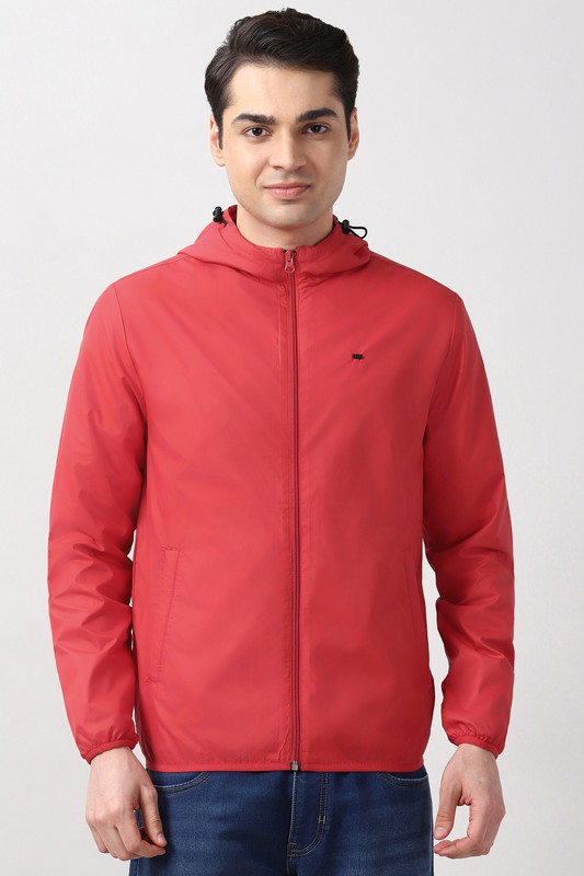 Peter England Full Sleeve Solid Men Jacket