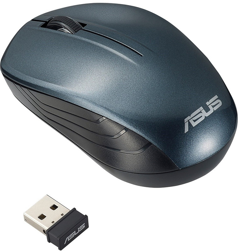 Asus Wt200 /Ambidextrous Design,Runs On 1 Aa Battery- Upto 15 Months Life, 1200 Dpi Wireless Ambidextrous Optical Mouse  With Bluetooth(2.4Ghz Wireless, Blue)