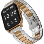 Vibez Imperial Luxury Smartwatch For Women & Men – Stainless Steel Strap, 1.83″ Display, High Resolution, 60 Sports Modes,100+ Watch Faces, Long Battery & Bt Calling Smart Watch For Women & Men