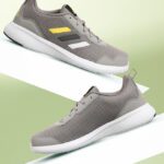 Adidas Peprun M Running Shoes For Men(Grey , 10)