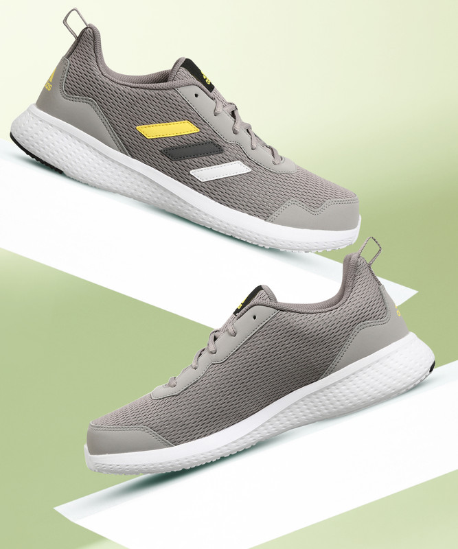 Adidas Peprun M Running Shoes For Men(Grey , 10)