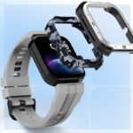 Noise Triumph 1.85″ Display With Swappable Dial Cases, Bt Calling, With Free Dial Case Smartwatch(Grey Strap, Regular)