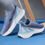 Lancer Navigator-18Sgry-Sky Running Shoes For Men(Blue , 8)