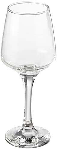 Amazon Brand – Solimo Wine Glass Set, 310Ml, Set Of 6, Transparent