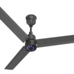 Polycab Wizzy Plus Led 1200Mm Bldc Ceiling Fan With Remote |Bee 5 Star Rated, Higher Air Delivery|Led Indicator,Reverse,Boost,Sleep And Breeze Mode,Free Installation |3 Years Warranty (Matt Black)