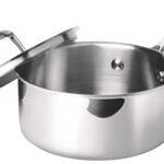 Milton Pro Cook Stainless Steel Tea Pan, 1.4 Litre/16Cm, Triply Saucepan With Lid, Gas Induction Base Chai Pot Milk Boiler With Handle, 3 Years Warranty