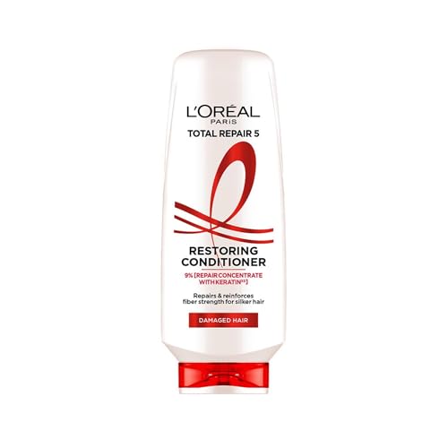 L’Oreal Paris Total Repair 5 Conditioner For Damaged And Weak Hair Powered By Keratin Xs Technology,175Ml