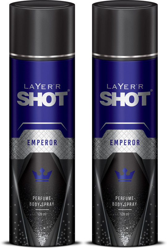 Layer’R Shot Emperor Deodorant Spray  –  For Men(240 Ml, Pack Of 2)