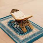 Bsb Home Prayer Aasan/Meditation Mat – Velvet Mat For Pooja, Meditation, Namaz – Teal Blue 70Cm X 110Cm – Perfect Aasan For Puja/Prayer – Floor Mat For Sitting, Multipurpose Rug