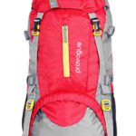 Provogue Trekking Bag For Hiking/Camping/Outdoor Sports With Rain Cover/Shoe Compartment Rucksack  – 50 L(Red)