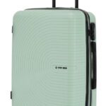 Stony Brook By Nasher Miles Crescent Hard-Sided Polypropylene Cabin Pastel Green 55Cm Trolley Bag Cabin Suitcase 4 Wheels – 20 Inch