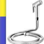 Mayur Öcich Health Faucet High Press (Heavy Duty) Hf-561 W. 1 Mtr Flexible Ss Tube And Hook Jet Spray [ Hand Shower For Toilet] Water Tap [ Bathroom Tap] Commode Health  Faucet(Wall Concealed Installation Type)