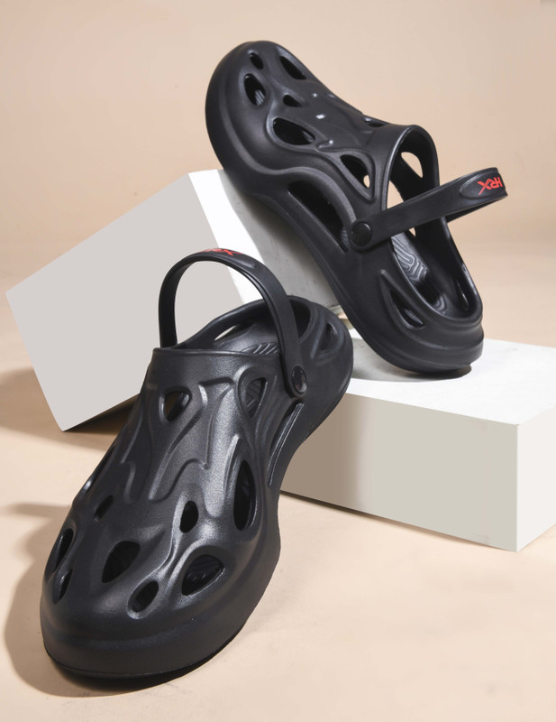 Hrx By Hrithik Roshan Men Clogs(Black , 10)